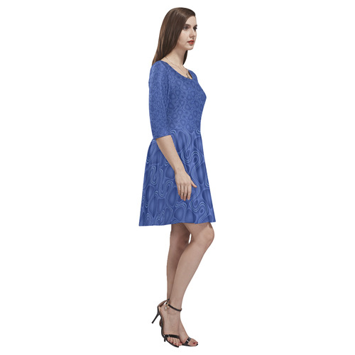 Blue Wiggle Tethys Half-Sleeve Skater Dress(Model D20)