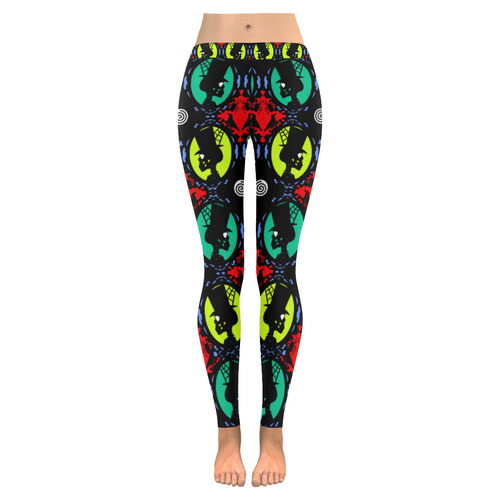 Voodoo youdo Women's Low Rise Leggings (Invisible Stitch) (Model L05)