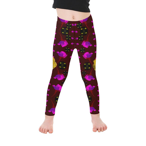 Roses in the air for happy feelings Kid's Ankle Length Leggings (Model L06)