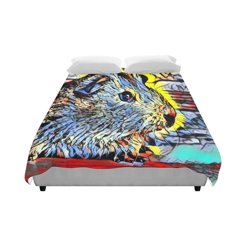 Color Kick - Guinea pig by JamColors Duvet Cover 86"x70" ( All-over-print)