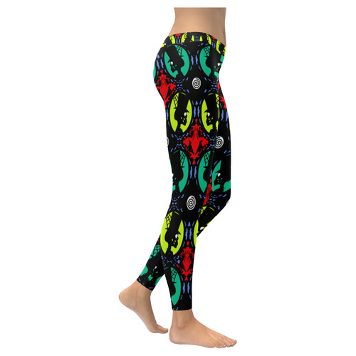 Voodoo youdo Women's Low Rise Leggings (Invisible Stitch) (Model L05)