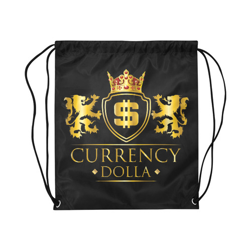 CURRENCY_DOLLA Large Drawstring Bag Model 1604 (Twin Sides)  16.5"(W) * 19.3"(H)