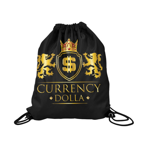 CURRENCY_DOLLA Large Drawstring Bag Model 1604 (Twin Sides)  16.5"(W) * 19.3"(H)