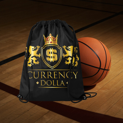 CURRENCY_DOLLA Large Drawstring Bag Model 1604 (Twin Sides)  16.5"(W) * 19.3"(H)