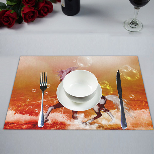 The wild horse Placemat 14’’ x 19’’ (Two Pieces)