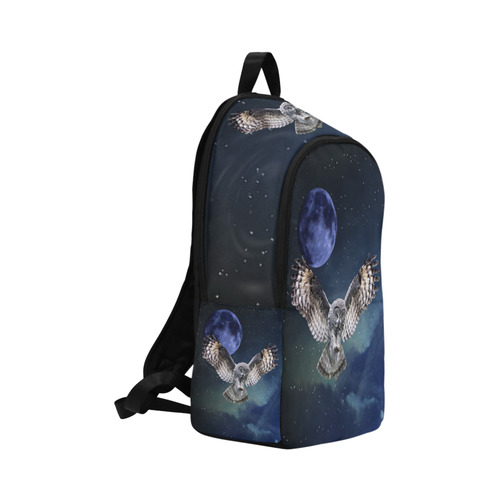 Owl in Flight Fabric Backpack for Adult (Model 1659)