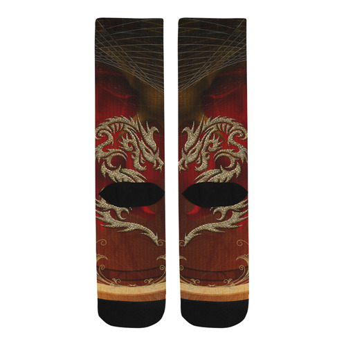 Dragon, tribal design Trouser Socks