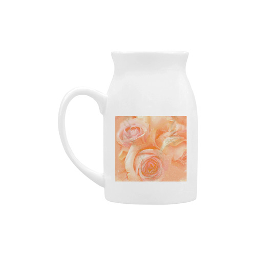 Beautiful roses, Milk Cup (Large) 450ml