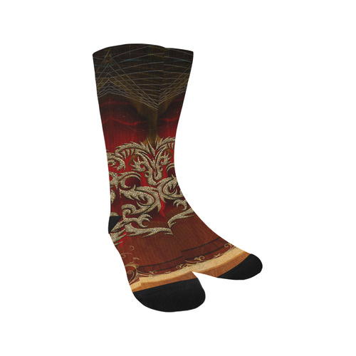 Dragon, tribal design Trouser Socks