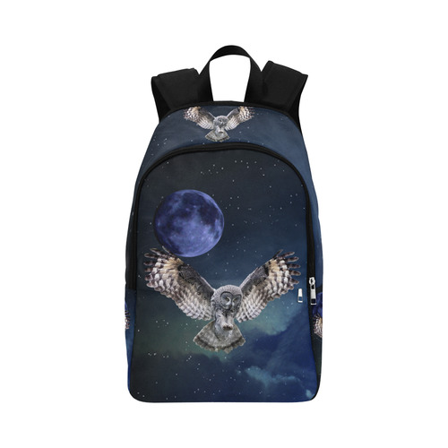 Owl in Flight Fabric Backpack for Adult (Model 1659)