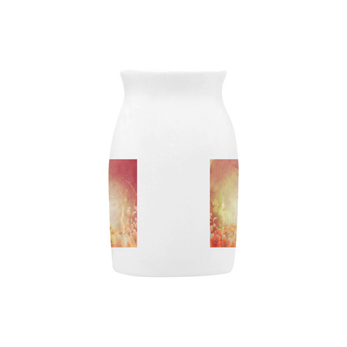 Flower power, soft colors Milk Cup (Large) 450ml