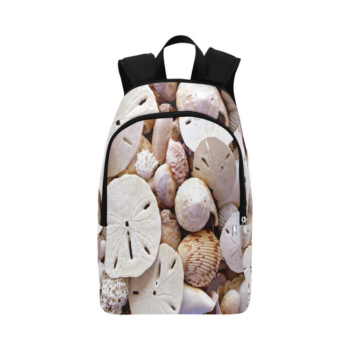 Seashells And Sand Dollars Fabric Backpack for Adult (Model 1659)