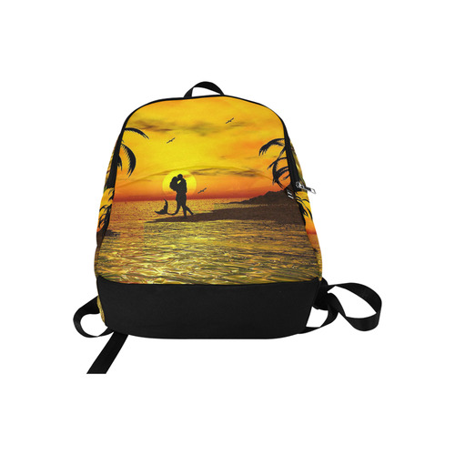 Sunset Kissed Mermaid Fabric Backpack for Adult (Model 1659)