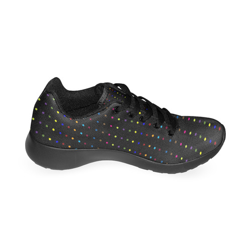 Dots & Colors Modern, Colorful pattern design Men's Running Shoes/Large Size (Model 020)