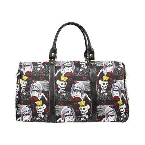 A Sugarskull wedding party New Waterproof Travel Bag/Large (Model 1639)