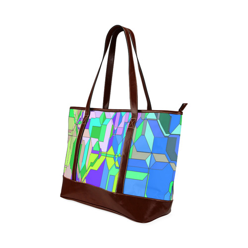 Retro Color Pop Geometric Fun 2 Tote Handbag (Model 1642)