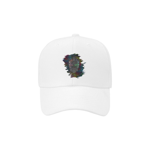 Día De Los Muertos Skull Ornaments Brush Dad Cap