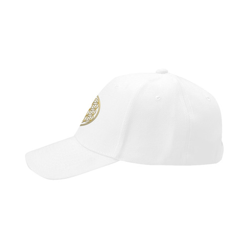 FLOWER OF LIFE gold Dad Cap