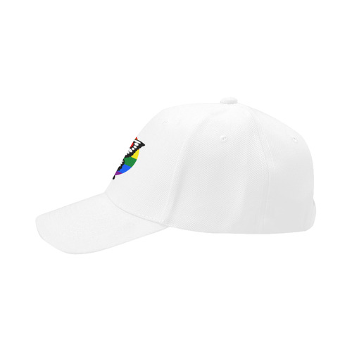 Dot Rainbow Flag Stripes Butterfly Silhouette Dad Cap