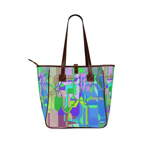 Retro Color Pop Geometric Fun 2 Classic Tote Bag (Model 1644)