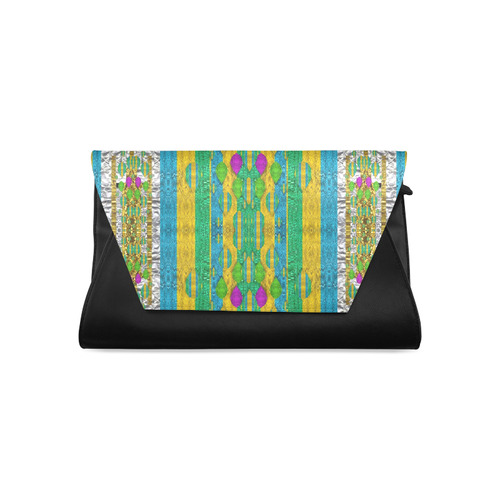 rainbows rain in the golden mangrove forest Clutch Bag (Model 1630)