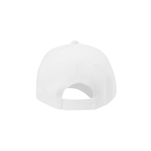 White skull with snakes and wings Dad Cap