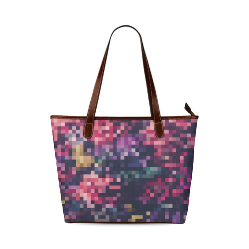 Mosaic Pattern 8 Shoulder Tote Bag (Model 1646)