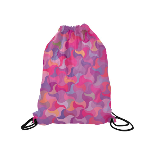 Mosaic Pattern 4 Medium Drawstring Bag Model 1604 (Twin Sides) 13.8"(W) * 18.1"(H)