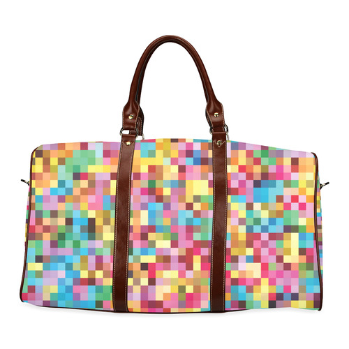 Mosaic Pattern 2 Waterproof Travel Bag/Large (Model 1639)