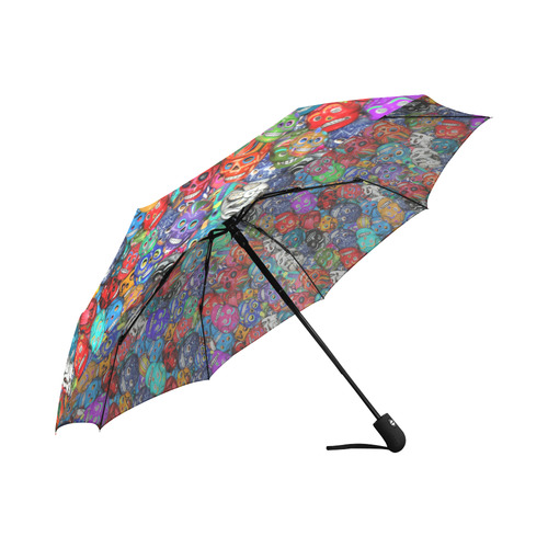 Sugar Skulls - Calaveras Auto-Foldable Umbrella (Model U04)