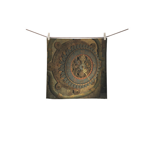 Steampunk, clockwork Square Towel 13“x13”