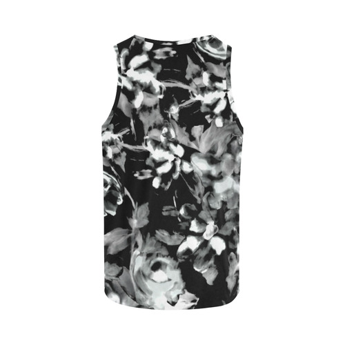 Midnight Sea black All Over Print Tank Top for Women (Model T43)