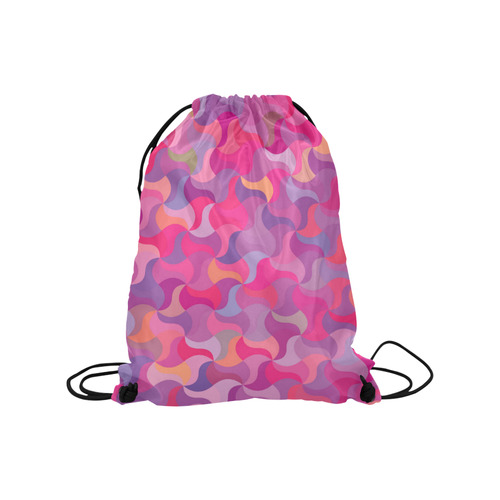 Mosaic Pattern 4 Medium Drawstring Bag Model 1604 (Twin Sides) 13.8"(W) * 18.1"(H)