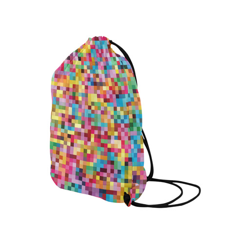 Mosaic Pattern 2 Medium Drawstring Bag Model 1604 (Twin Sides) 13.8"(W) * 18.1"(H)