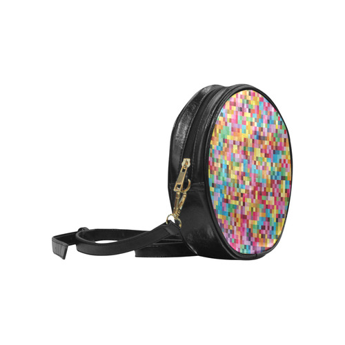 Mosaic Pattern 2 Round Sling Bag (Model 1647)