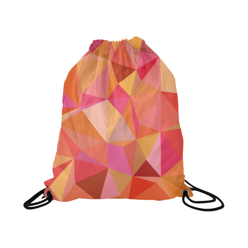 Mosaic Pattern 3 Large Drawstring Bag Model 1604 (Twin Sides)  16.5"(W) * 19.3"(H)