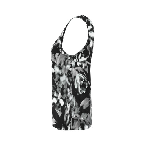 Midnight Sea black All Over Print Tank Top for Women (Model T43)