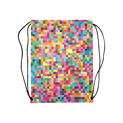 Mosaic Pattern 2 Medium Drawstring Bag Model 1604 (Twin Sides) 13.8"(W) * 18.1"(H)