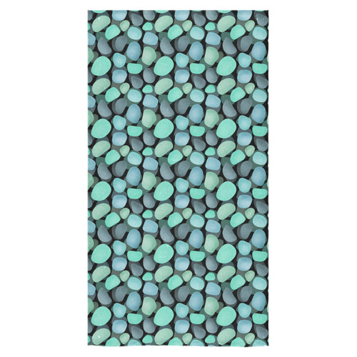 Blue and turquoise stones . Bath Towel 30"x56"