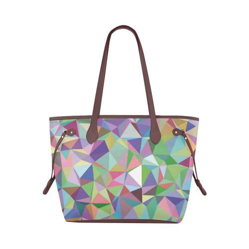 Mosaic Pattern 5 Clover Canvas Tote Bag (Model 1661)