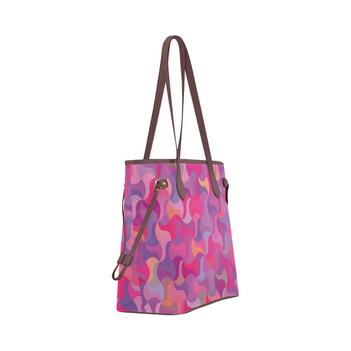 Mosaic Pattern 4 Clover Canvas Tote Bag (Model 1661)