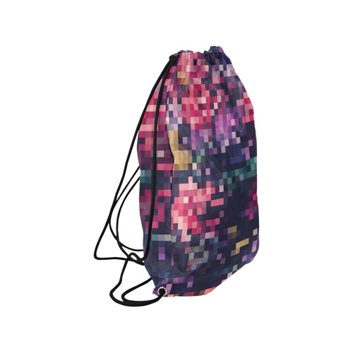 Mosaic Pattern 8 Small Drawstring Bag Model 1604 (Twin Sides) 11"(W) * 17.7"(H)