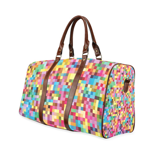 Mosaic Pattern 2 Waterproof Travel Bag/Large (Model 1639)