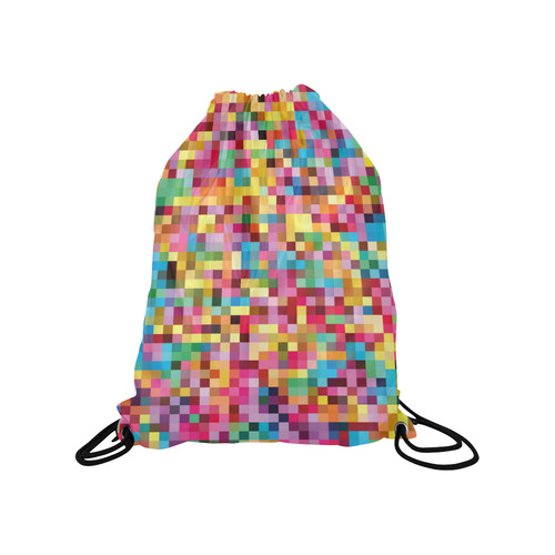 Mosaic Pattern 2 Medium Drawstring Bag Model 1604 (Twin Sides) 13.8"(W) * 18.1"(H)