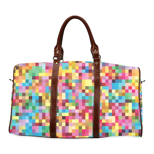 Mosaic Pattern 2 Waterproof Travel Bag/Small (Model 1639)