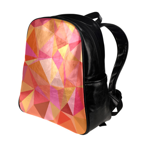 Mosaic Pattern 3 Multi-Pockets Backpack (Model 1636)