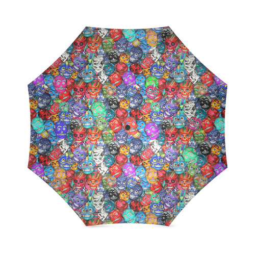 Sugar Skulls - Calaveras Foldable Umbrella (Model U01)
