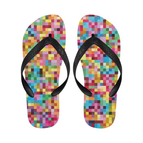 Mosaic Pattern 2 Flip Flops for Men/Women (Model 040)