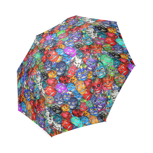 Sugar Skulls - Calaveras Foldable Umbrella (Model U01)