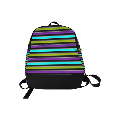 retro stripe 1 Fabric Backpack for Adult (Model 1659)